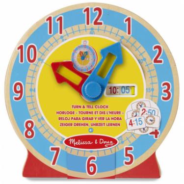 Развивающая игрушка Melissa&Doug Деревянные умные часы Фото