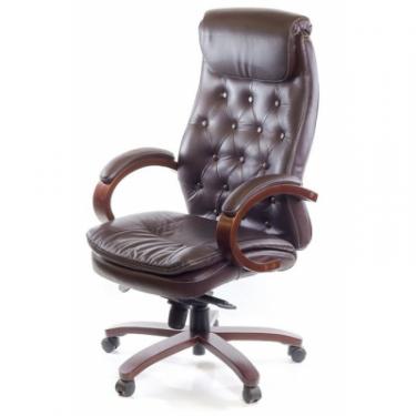 Офисное кресло Аклас Лацио EX MB Коричневое Фото