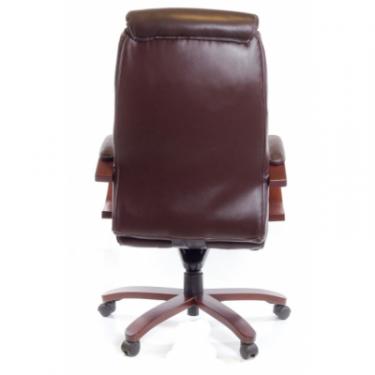 Офисное кресло Аклас Лацио EX MB Коричневое Фото 3