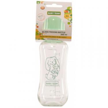 Бутылочка для кормления Baby Team Cтеклянная, 250мл 0+ Фото