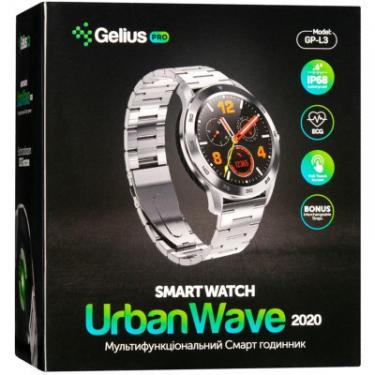 Смарт-часы Gelius Pro GP-L3 (URBAN WAVE 2020) (IP68) Silver/Brown Фото 15