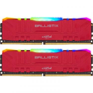Модуль памяти для компьютера Micron DDR4 32GB (2x16GB) 3200 MHz Ballistix Red RGB Фото