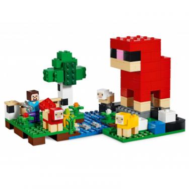 Конструктор LEGO MINECRAFT Шерстяная ферма 260 деталей Фото 4