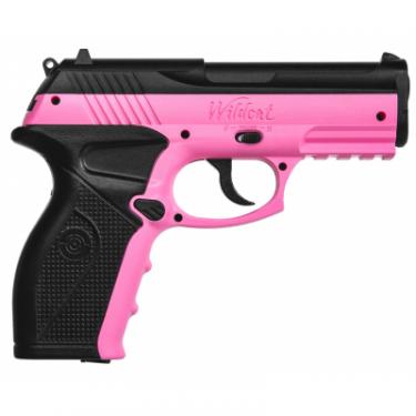 Пневматический пистолет Crosman Wildcat Pink + кобура Фото