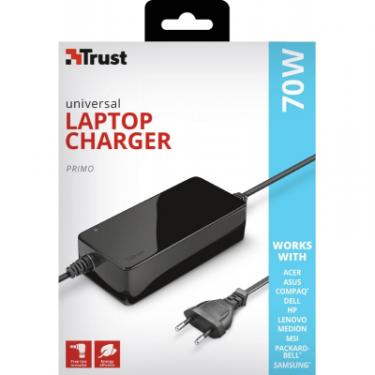 Блок питания к ноутбуку Trust Primo 70W-19V Universal Laptop Charger Фото 4