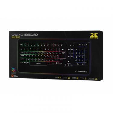 Клавиатура 2E KG320 LED USB Black Ukr Фото 7