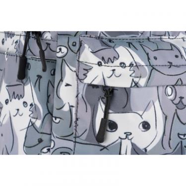 Рюкзак для ноутбука 2E 13" TeensPack Cats, grey Фото 6