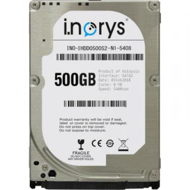 Жесткий диск для ноутбука I.norys 2.5" 500GB Фото