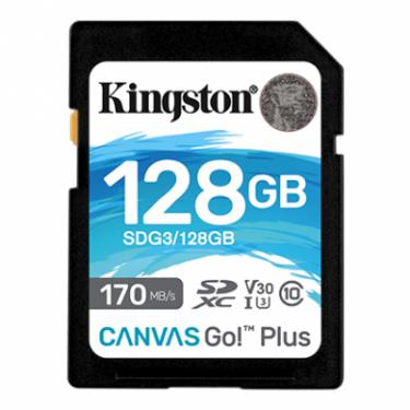 Карта памяти Kingston 128GB SDXC class 10 UHS-I U3 Canvas Go Plus Фото