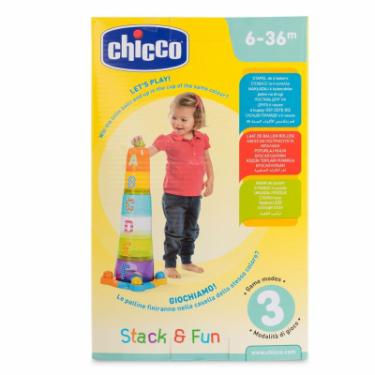 Развивающая игрушка Chicco Увлекательная пирамидка Фото 2