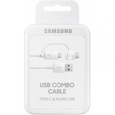 Дата кабель Samsung USB 2.0 AM to Type-C + Micro 5P 1.5m white Фото 2