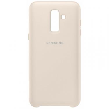 Чехол для мобильного телефона Samsung J8 2018/EF-PJ810CFEGRU - Dual Layer Cover (Gold) Фото 2