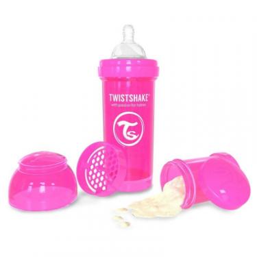 Бутылочка для кормления Twistshake антиколиковая 260 мл, розовая Фото 2