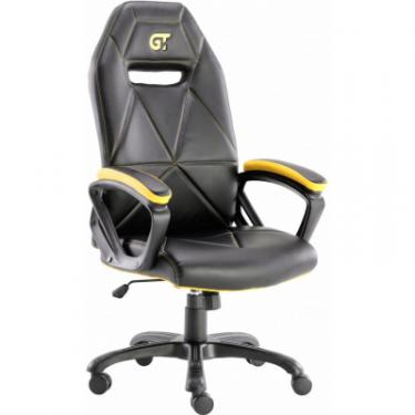 Кресло игровое GT Racer X-2318 Black/Yellow Фото 1