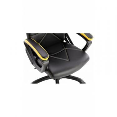 Кресло игровое GT Racer X-2318 Black/Yellow Фото 4