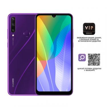 Мобильный телефон Huawei Y6p 3/64GB Phantom Purple Фото