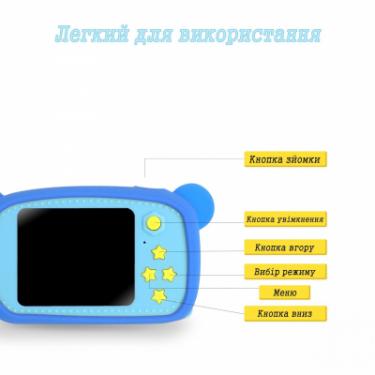 Интерактивная игрушка XoKo Bear Цифровой детский фотоаппарат голубой Фото 3