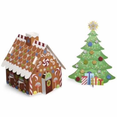 Набор для творчества Melissa&Doug Объемные блестящие наклейки Рождественская елка и Фото 2