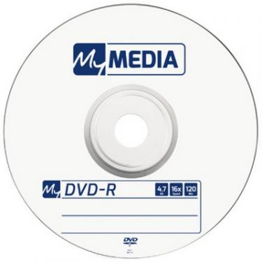 Диск DVD MyMedia DVD-R 4.7GB 16X Wrap MATT SILVER 50шт Фото 2