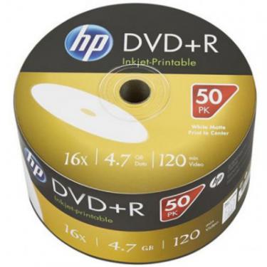 Диск DVD HP DVD+R 4.7GB 16X IJ PRINT 50шт Фото