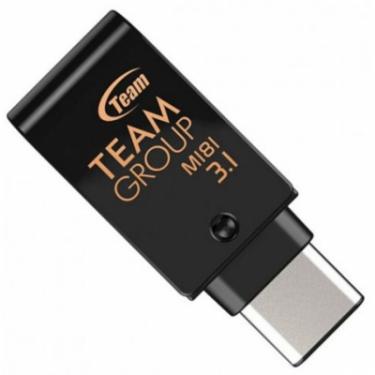 USB флеш накопитель Team 128GB M181 Black USB 3.1/Type-C Фото 3