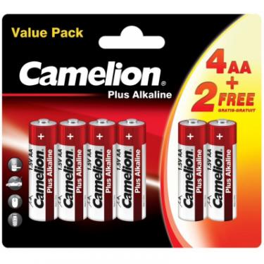 Батарейка Camelion AA LR6 Plus Alkaline * (4+2) Фото