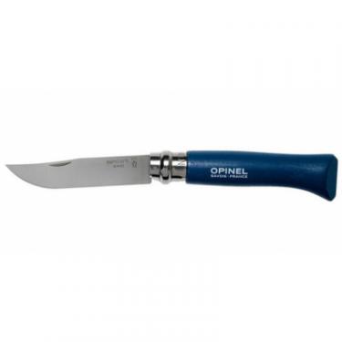 Нож Opinel №8 Inox VRI темно-синій, в блістері Фото