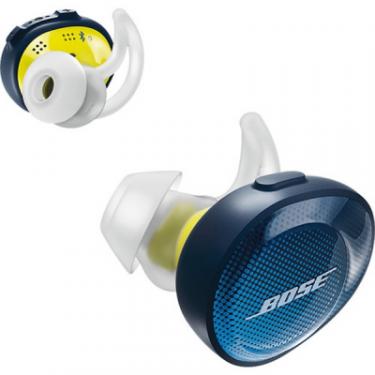 Наушники Bose SoundSport Free Wireless Headphones Blue/Yellow Фото 3