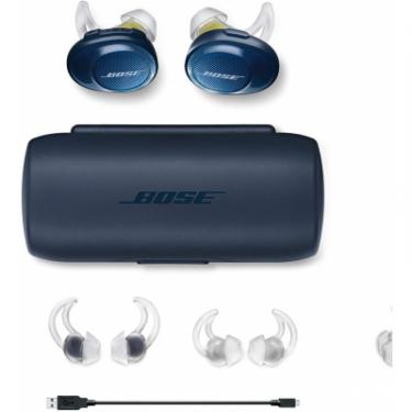 Наушники Bose SoundSport Free Wireless Headphones Blue/Yellow Фото 7