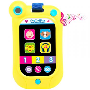 Развивающая игрушка BeBeLino Интерактивный смартфон (желтый) Фото