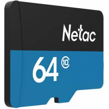 Карта памяти Netac 64GB microSD class 10 UHS-I U1 Фото 1