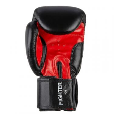 Боксерские перчатки Benlee Fighter 12oz Black/Red Фото 2