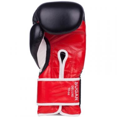 Боксерские перчатки Benlee Sugar Deluxe 10oz Black/Red Фото 1