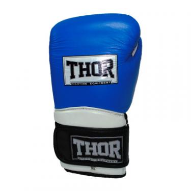 Боксерские перчатки Thor Pro King 16oz Blue/White/Black Фото 1