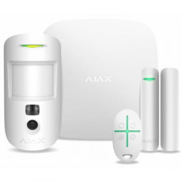 Комплект охранной сигнализации Ajax StarterKit Cam Plus біла Фото 6