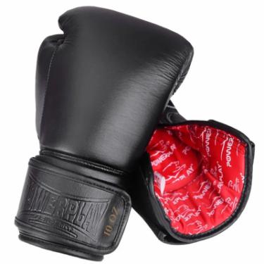 Боксерские перчатки PowerPlay 3014 10oz Black Фото 4