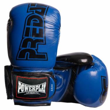 Боксерские перчатки PowerPlay 3017 14oz Blue Фото
