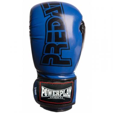 Боксерские перчатки PowerPlay 3017 14oz Blue Фото 2