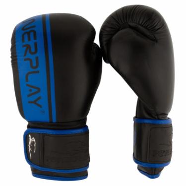 Боксерские перчатки PowerPlay 3022A 10oz Blue Фото 1