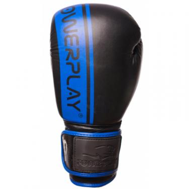 Боксерские перчатки PowerPlay 3022A 10oz Blue Фото 2