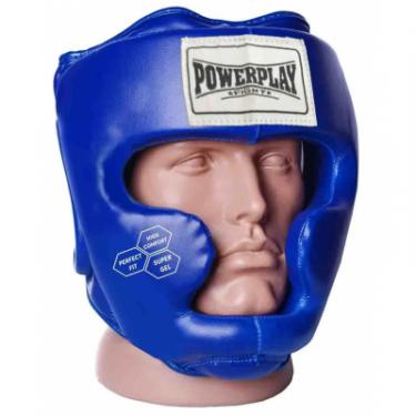 Боксерский шлем PowerPlay 3043 M Blue Фото 1