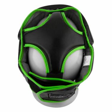 Боксерский шлем PowerPlay 3068 S Black/Green Фото 3