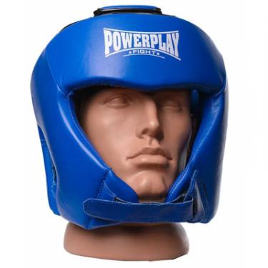 Боксерский шлем PowerPlay 3049 L Blue Фото 1