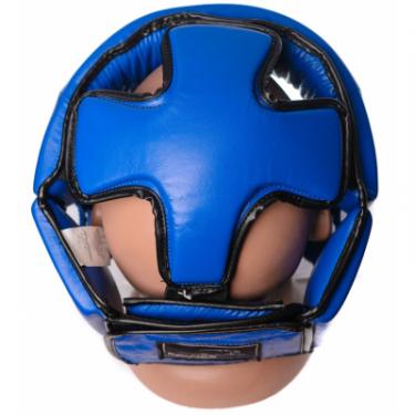 Боксерский шлем PowerPlay 3049 L Blue Фото 4