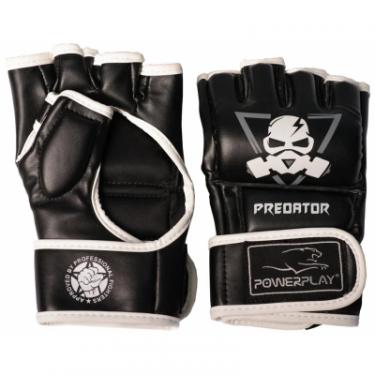 Перчатки для MMA PowerPlay 3056 А S Black/White Фото