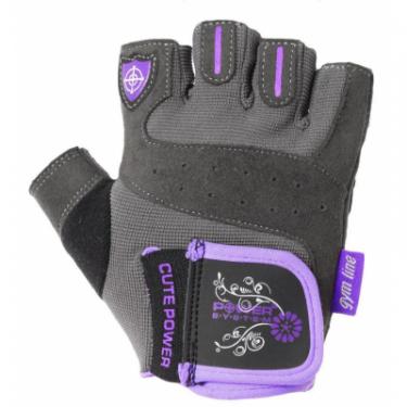 Перчатки для фитнеса Power System Cute Power Woman PS-2560 XL Purple Фото