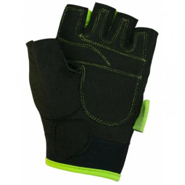 Перчатки для фитнеса PowerPlay 1728 XS Black/Green Фото 2