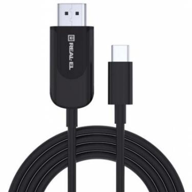 Переходник REAL-EL USB Type-C to HDMI 1.8m CHD-180 4K 60Hz Фото