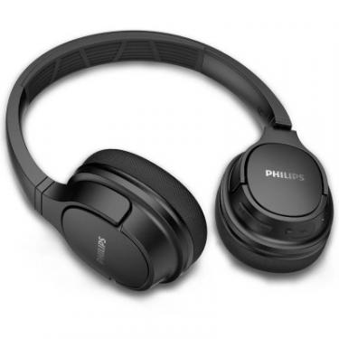 Наушники Philips ActionFit TASH402 Over-Ear IPX4 Wireless Mic Black Фото 1