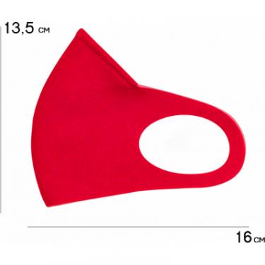 Защитная маска для лица Red point Красная М Фото 5